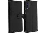 Avizar, Flip Cover Portafoglio, Custodia In Similcuoio Per Samsung Galaxy A70, Nero
