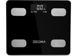 Zeegma Gewit Bilancia Personale Bilancia Con Grasso Corporeo Bilancia Personale Analisi Digitale Di Fino A 17 Parametri Corporei Misurazione Precisa Lcd Campo Di Misurazione Del Peso Fino A 200 Kg