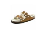 Birkenstock Arizona Sandali In Montone Marrone