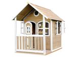 Axi Alex Casa Bambini In Legno | Casa Da Giardino/Da Esterno In Marrone E Bianco | Casetta Da Giardino Con Portico Per Bambini