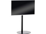 Clp Porta Tv Porta Tv In Acciaio Inox O Metallo, Supporto Tv Universale Con Telaio Regolabile, Rotondo In Acciaio Inox