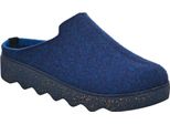 Rohde Pantofole Da Donna Pantofole In Morbido Feltro Foggia 6120, Misura:39 Eu, Colore:Blu