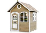 Axi Julia Casa Bambini In Legno | Casa Da Giardino/Da Esterno In Marrone E Bianco | Casetta Da Giardino Per Bambini