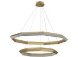 Casa Padrino Lampadario A Led Color Ottone Antico Ø 120 X H. 245 Cm - Qualità