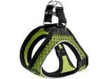 Pettorina Per Cani Hunter Hilo-Comfort Verde Neon Taglia S/M (48-55 Cm)