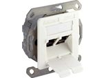 Presa WAEG6V 8 Ek/Ekr Lsa+, (Rw)Ral9010 - RJ45 8 (8) Uscita Dati Cat.6 Bianco 18870NB
