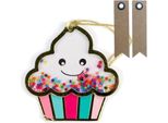 2 Etichette 3D Shake-It - Gelato + 20 Etichette Kraft A Gagliardetto
