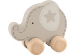 Elefante Di Legno Goki A Cavallo