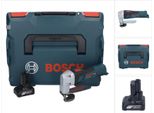 Bosch Gsc 12V-13 Taglierino Professionale A Batteria 12 V + 1X Batteria Ricaricabile 6,0 Ah + L-Boxx - Senza Caricabatterie