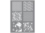Stencil Per Argilla Polimerica 11,4 X 15,3 Cm - Giappone