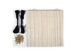 Set Per String Art - Tavola Di Legno Fai Da Te 22 X 22 Cm