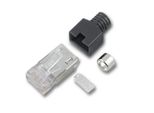Spina Rj45-Stewart Stp, Grigio Chiaro, 50 Pezzi, 4 Elementi, Cat.5E Produttore: Efb-Elektronik (H7515.12-50)