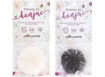 Duo Di Spugne Konjac Nature E Konjac Carbone Bincho