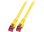 Efb RJ45 Patchkabel S/Ftp, Cat.6, Lszh, 0.15M, Gelb