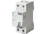 Sentron 2P 25A 0,03A Interruttore Differenziale Tipo Ac 30Ma 230V 5SV4312-0 Siemens