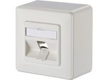 Metz Connect Scatola Di Giunzione Keystone Ap 1 Porta Non Equipaggiata Bianco Puro