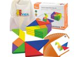 Viga Tangram Puzzle In Legno Con