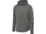 Hummel Hmlaston Felpa Con Cappuccio Grigio Scuro Melange S
