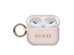 Guess Guacapsilgllp Airpods Pro CoverjasnoróżOwy/Pink Silicone Glitter