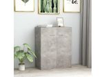 Vidaxl Credenza Grigio Cemento 60X30X75 Cm Materiale A Base Di Legno