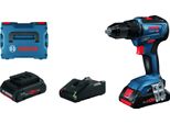Bosch Gsr 18V-55 Professional - Trapano/Avvitatore A Batteria - 2 Velocità 13 Mm - 28 N-M - 2 Batterie - 18 V