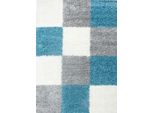 200X290 Cm Tappeto Piece Life Shaggy 1501 Turchese