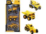 Funrise 3-Pack Caterpillar Veicoli 10 Cm Golden Golden Taglia Unica