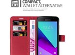 Custodia Cadorabo Per Samsung Galaxy Xcover 4 / Xcover 4S Cover Protettiva In Rosso Custodia Per Cellulare Cover Chiusura Magnetica