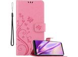 Cadorabo Cover Per Samsung Galaxy S9 Cover Protettiva In Rosa Cover Protettiva Cover Per Telefono Cellulare Cover Fiori Custodia Fiore