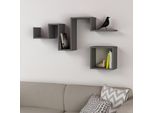 Skye Decor, Follow- Follow Hms, Antracite, Mensole A Muro, 45X116X20 Cm, 100% Pannello Di Particelle Rivestito In Melamina