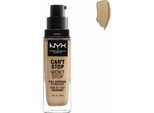 Nyx Can't Stop Won't Stop Fondotinta A Copertura Totale Soft Beige 30Ml