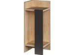 Skye Decor, Elos Left - Rovere, Antracite, Comodini E Armadietti, Rovere, 25 X 60 X 27 Cm