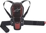 Protezione Dorsale Nucleon KR-1 Cell, Alpinestars (Trasparente/Grigio/Rosso/Nero, Taglia S)