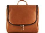 Harold's Pelle Borsa Da Toilette Country Toilet Bag Cognac Marrone Chiaro