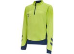 Hummel Lead Mezza Zip Bambini, Lime Punch, 176