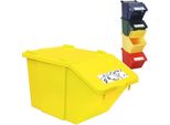 Contenitore A Due Piani Per Rifiuti Differenziati - Giallo 45L