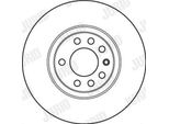 2X Disco Freno Jurid 562240JC Per Opel Corsa D Hatchback (S07) Zafira B (A05)