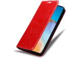Cadorabo Custodia Per Huawei P40 Custodia Protettiva In Rosso Custodia Per Cellulare Cover Chiusura Magnetica