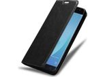 Cadorabo Cover Per Samsung Galaxy J7 2018 Cover Protettiva In Nero Custodia Per Telefono Cellulare Cover Chiusura Magnetica