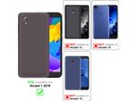 Cadorabo Pellicola Blindata Per Alcatel 1 2019 Pellicola Protettiva In Vetro Temperato Trasparente Di Protezione Del Display