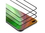 Cadorabo 3X Pellicola Blindata A Schermo Intero Per Huawei P40 Pellicola Protettiva In Vetro Temperato Bianco Di Protezione Del Display