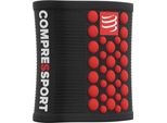 Compressport Sweatbands 3D.Dots Nero/Rosso Uni Scaldabraccia Running