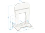Sistema Di Livellamento Delle Piastrelle Aiuto Alla Posa Sistema Di Piani Per Piastrelle, Set 3, 1000 Clip, 300 Cunei, Pinze, 2 Mm