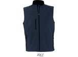 Sols 46601 | Gilet Softshell Rallye Senza Maniche / Scaldacorpo Da Uomo - Colore: French Navy - Taglia: S