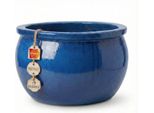 Fioriera Royal Blue Ø 24 Cm Fioriera Piccola Resistente Al Gelo In Gres 4 Litri