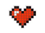 Gomma Gigante Con Cuore In Pixel