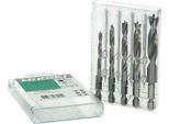 Hikoki Set Di Punte Per Legno Cv 5 Pezzi 4/5/6/8/10Mm - 1/4 Di Pollice Hex, Trapano A Rotazione, Set Di Punte Per Trapano