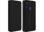 Avizar, Cover In Ecopelle Classic Edition Samsung Galaxy A21S, Nero