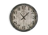 Versa Blackall Orologio Da Parete Decorativo Per Cucina, Soggiorno, Sala Da Pranzo O Camera Da Letto, Dimensioni (A X L X P) 76,5 X 6,5 X 76,5 Cm, Legno, Colore Grigio