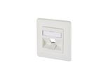 Metz Connect Scatola Di Giunzione Keystone Da Incasso 1 Porta Non Equipaggiata Bianco Puro